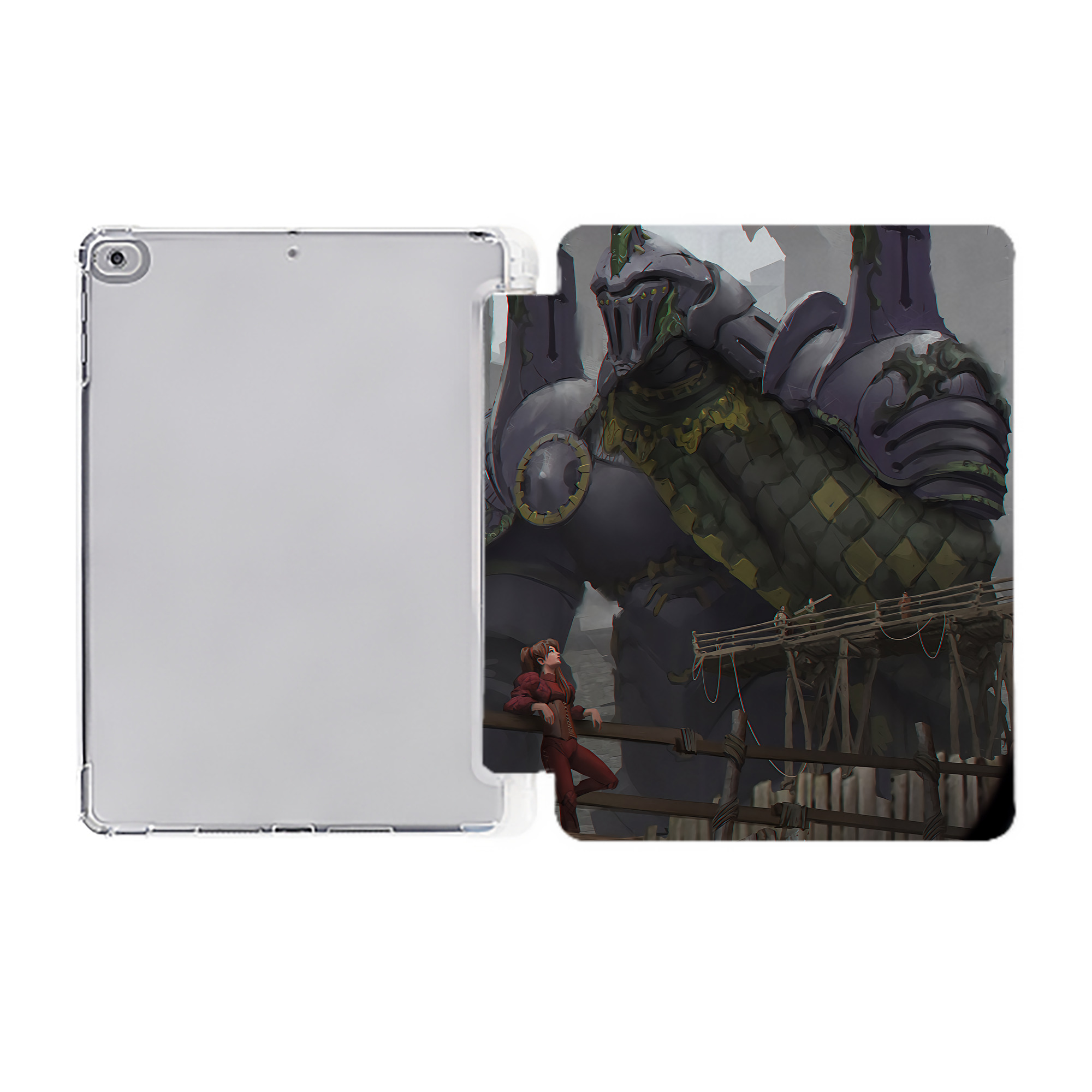（画像用） EVA 新世紀エヴァンゲリオン IPad ケース ペン収納付き 三つ折りスタンド PUレザー×シリコン 対応機種9.5/10.5/10.9インチ
